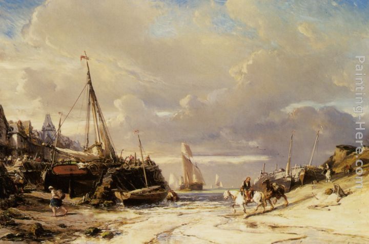 Eugene Isabey Un Porte en Bretagne